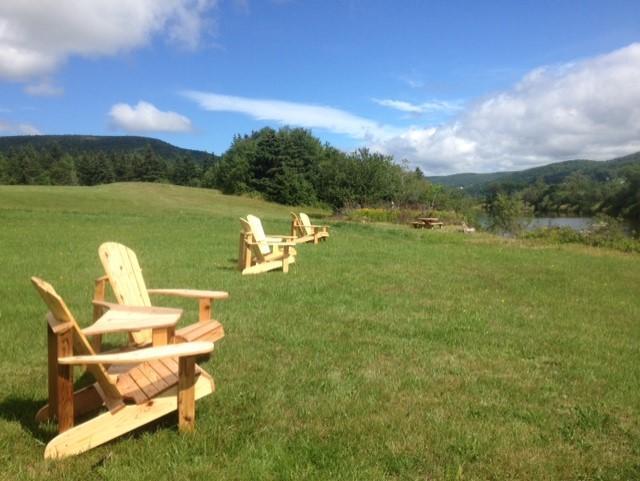 Cajun Cedar Log Cottages Margaree Forks Екстериор снимка